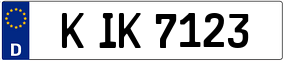 Truck License Plate